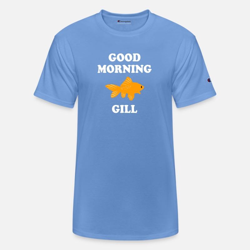 Bold Goldfish with Good Morning Greet