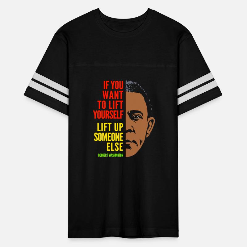Booker T. Washington Quote: Lift Yourself (color)