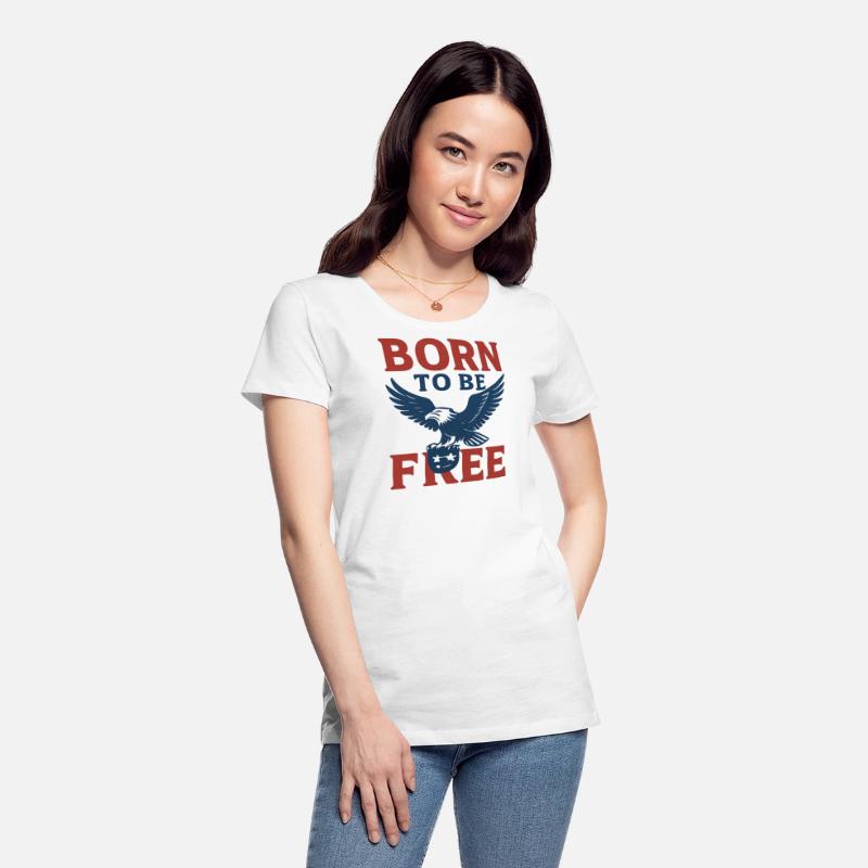 Born to Be Free Eagle Illustration