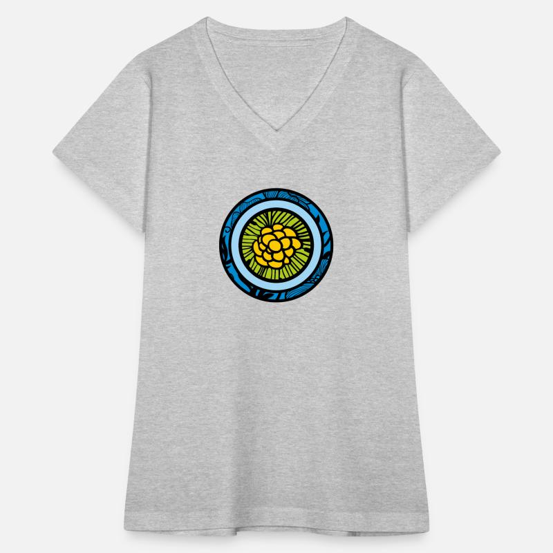 Botanical Mandala Flower – Art Deco Inspired
