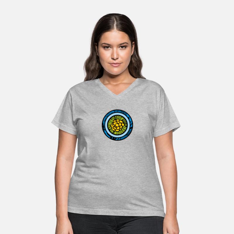Botanical Mandala Flower – Art Deco Inspired
