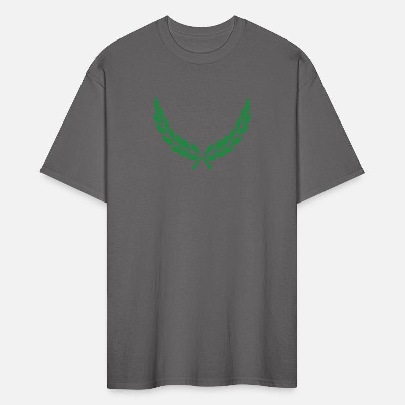 Bottom decoration laurel wreath green