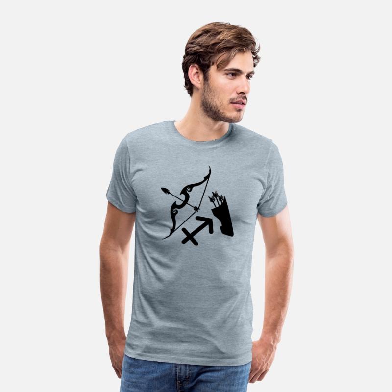 Bow and arrow with logo zodiac sign