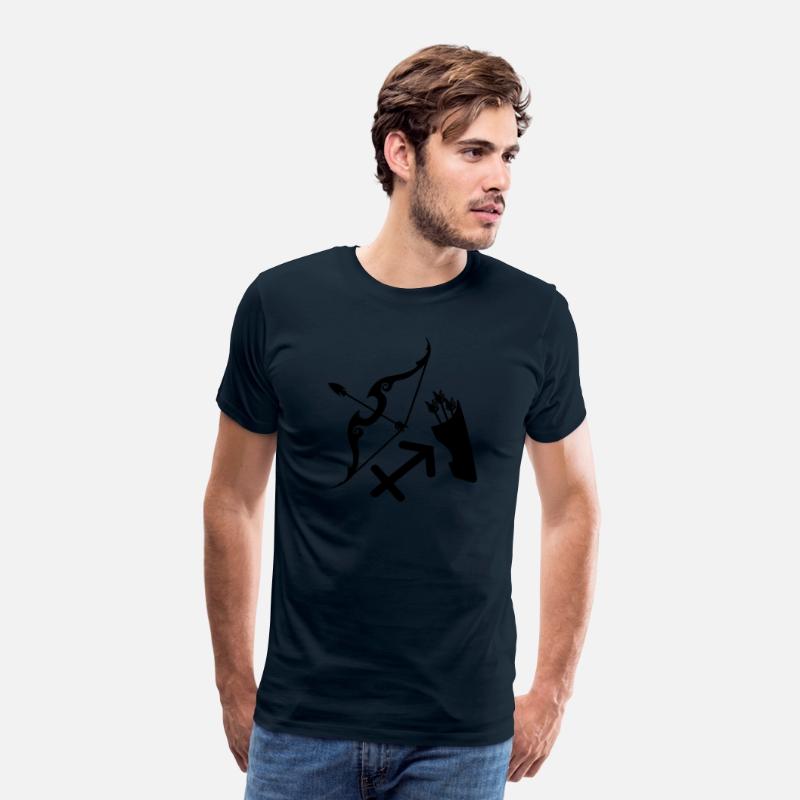 Bow and arrow with logo zodiac sign