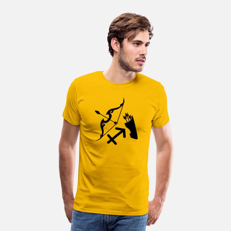 Bow and arrow with logo zodiac sign