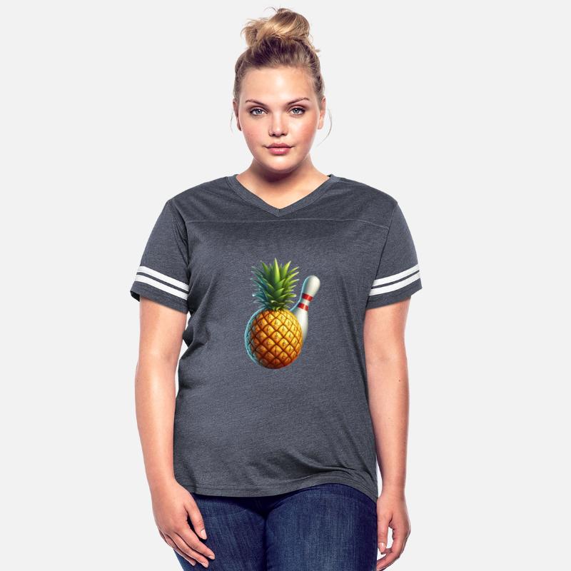 bowling ball and pineapple