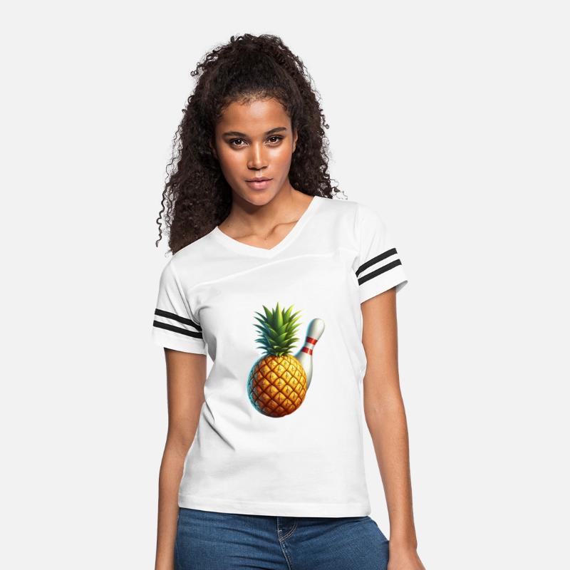 bowling ball and pineapple