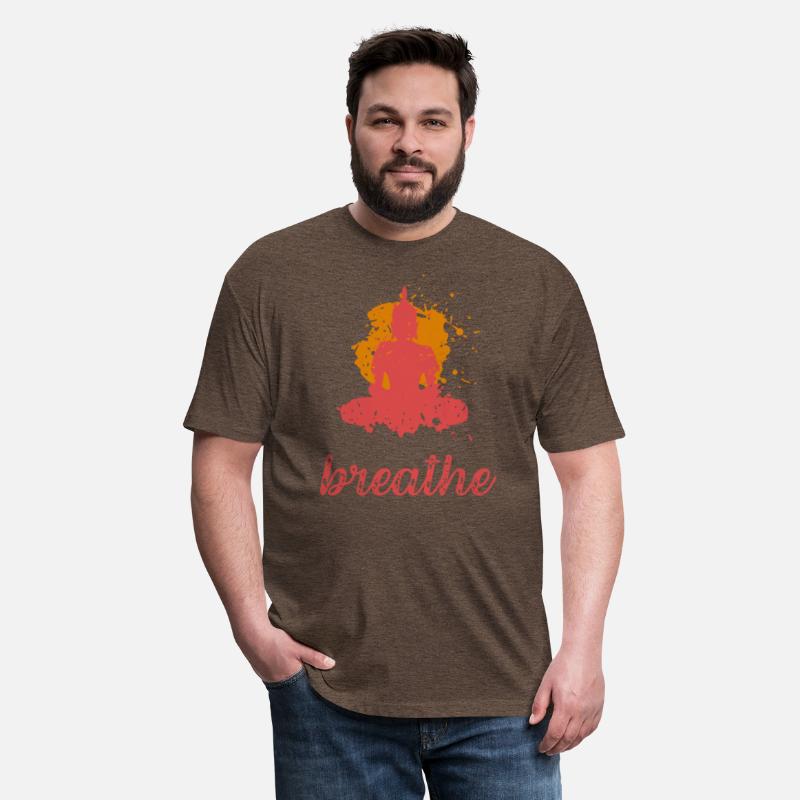 Breathe quote Buddha graphic t-shirt