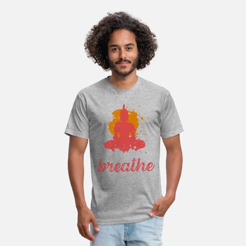 Breathe quote Buddha graphic t-shirt