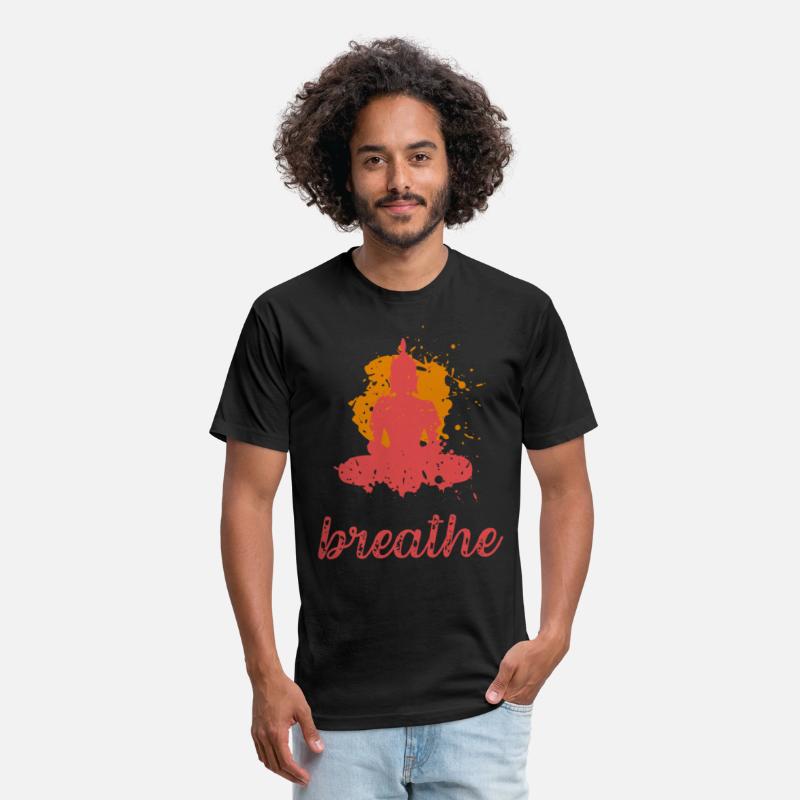 Breathe quote Buddha graphic t-shirt