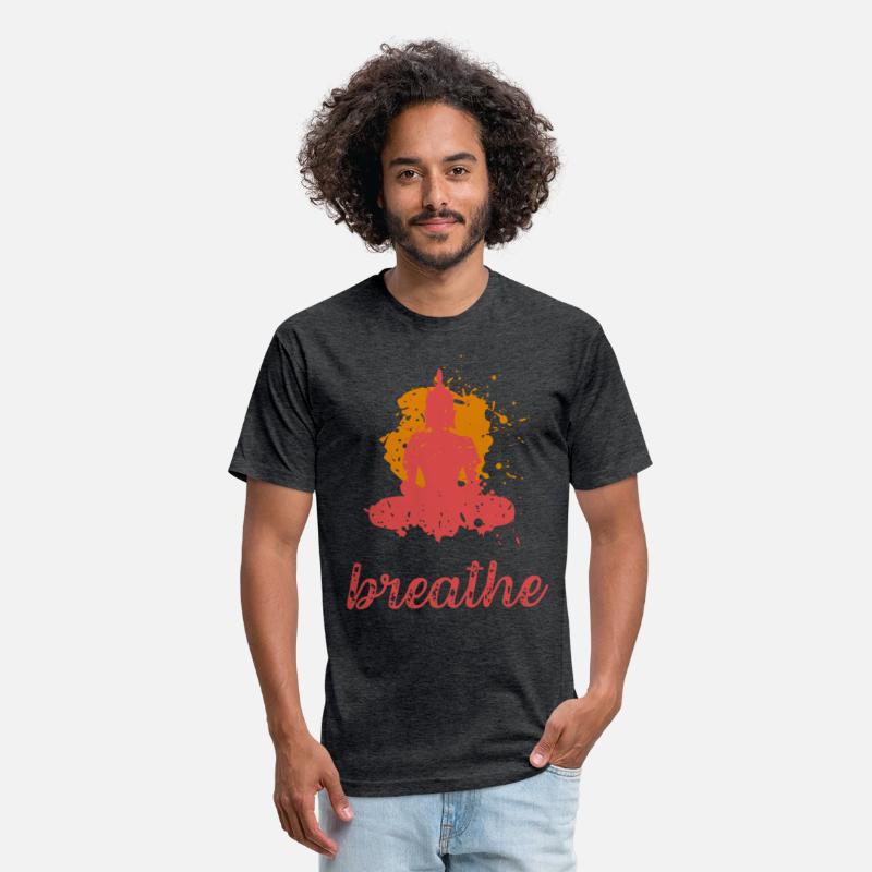 Breathe quote Buddha graphic t-shirt
