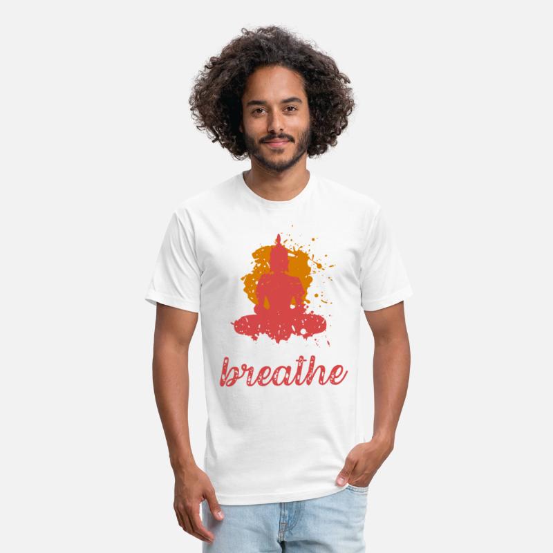 Breathe quote Buddha graphic t-shirt