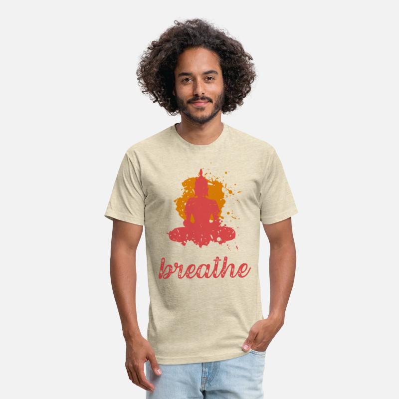 Breathe quote Buddha graphic t-shirt