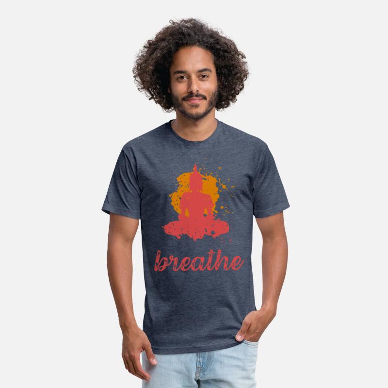 Breathe quote Buddha graphic t-shirt