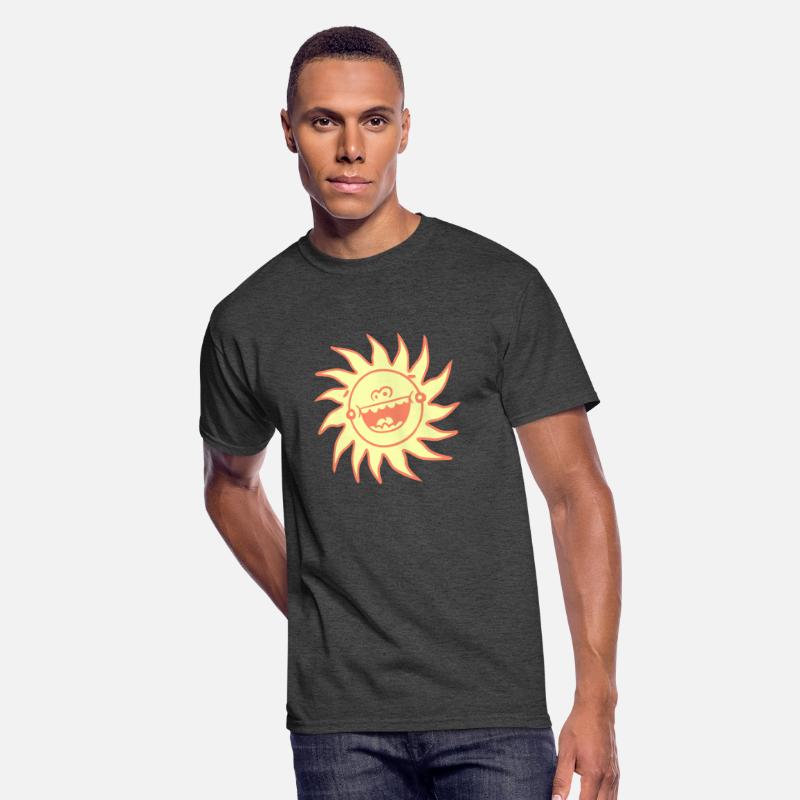 Bright Sun Funny Happy Face Smile Comic Cartoon