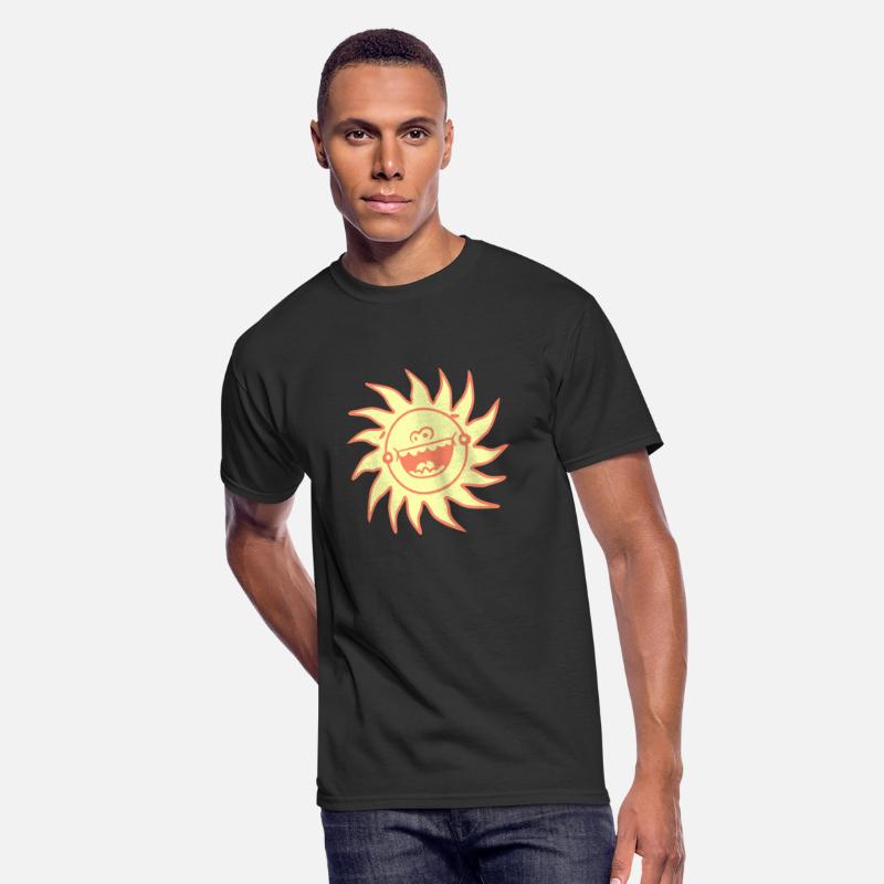 Bright Sun Funny Happy Face Smile Comic Cartoon