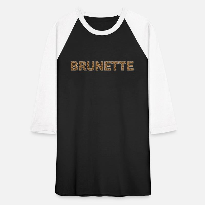 Brunette Leopard Print Bold Text