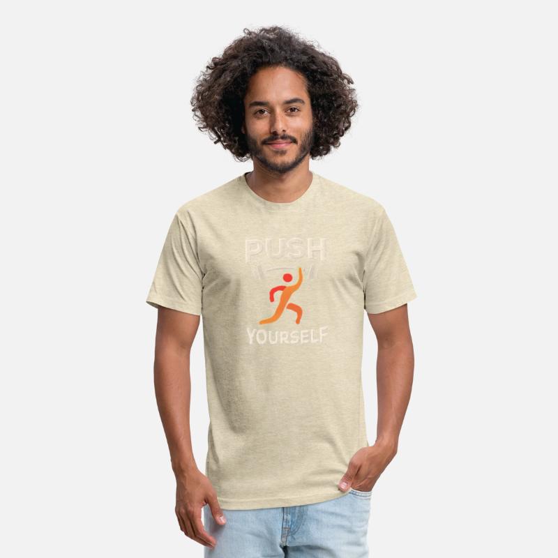"Push Yourself" Motivational T-Shirt – Strength De