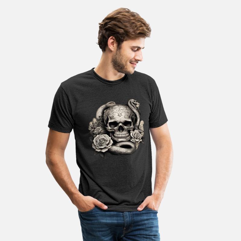 Skull Rose Biker
