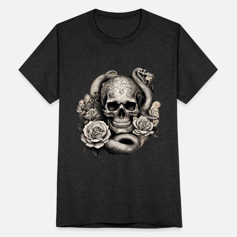 Skull Rose Biker