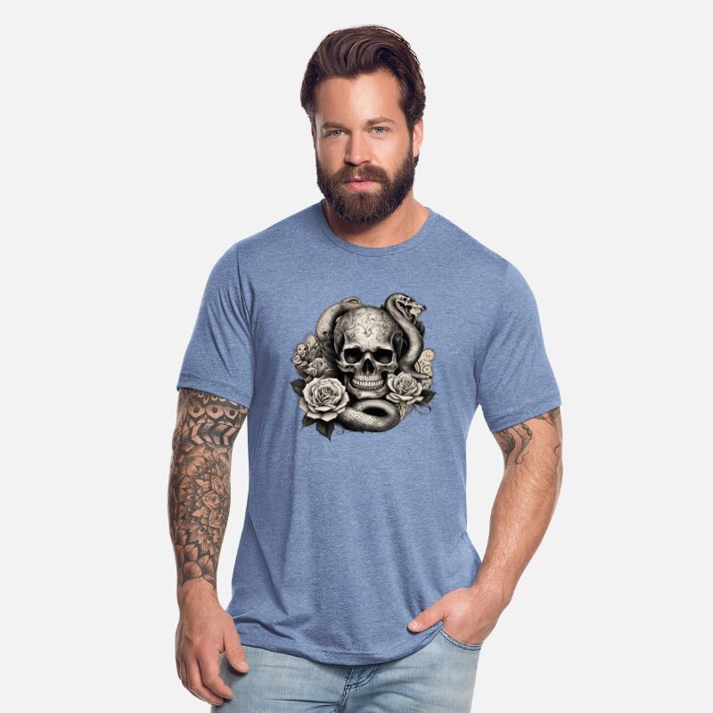 Skull Rose Biker