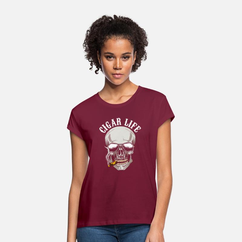 Skull Smoking Cigar Life Tobacco Smoker