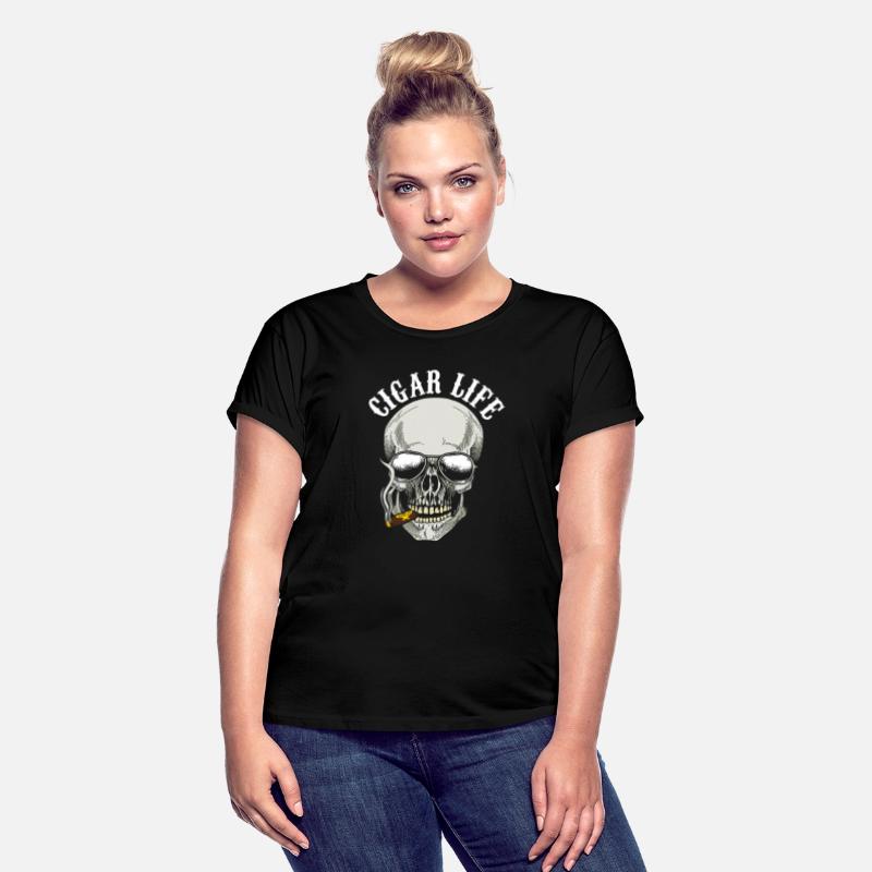 Skull Smoking Cigar Life Tobacco Smoker