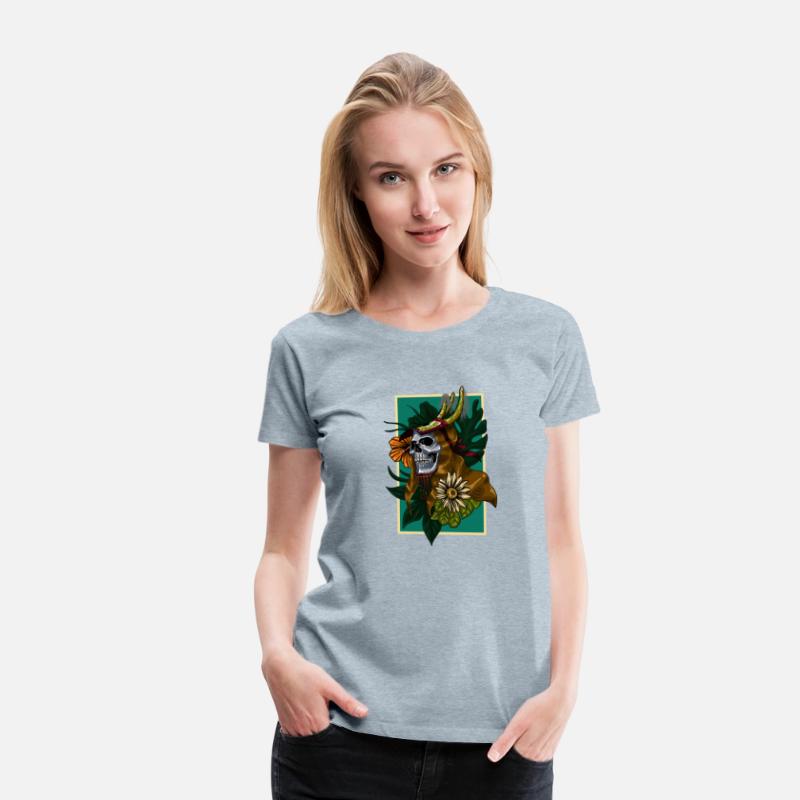 SKULL WITH TRADITIONAL DANCE (CACI) CLOTINH