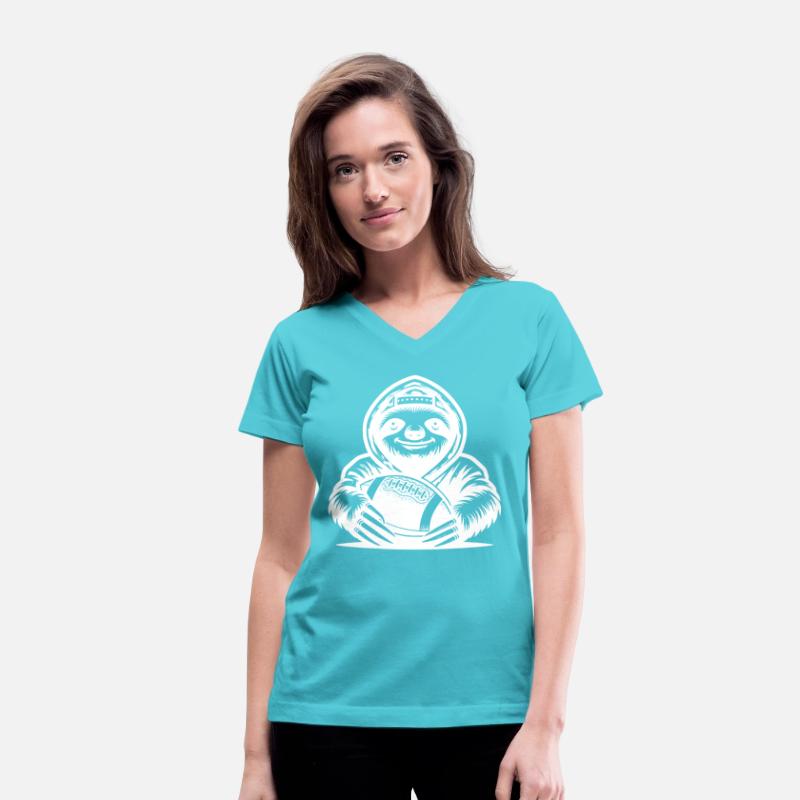 Sloth Quarterback American Football Silhouette