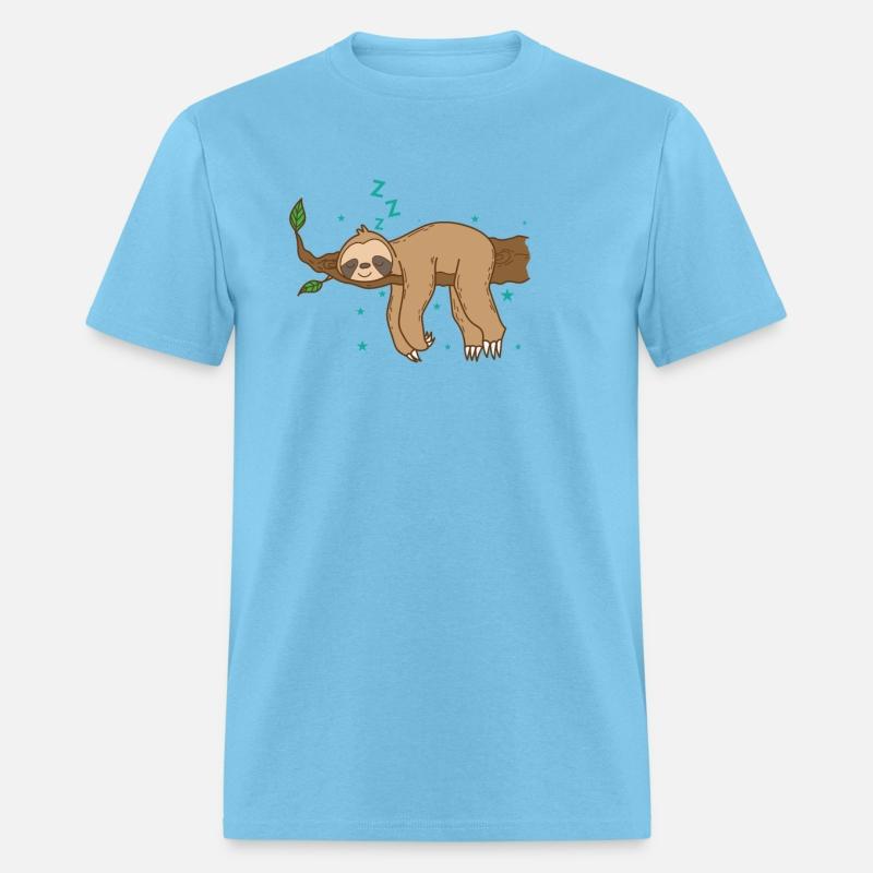 Sloth sleeping on a Branch lazy Animal