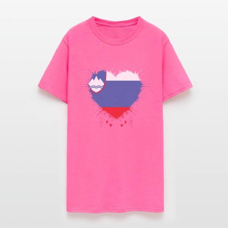 Slovenia And Proud - SLOVENIA HEART FLAG
