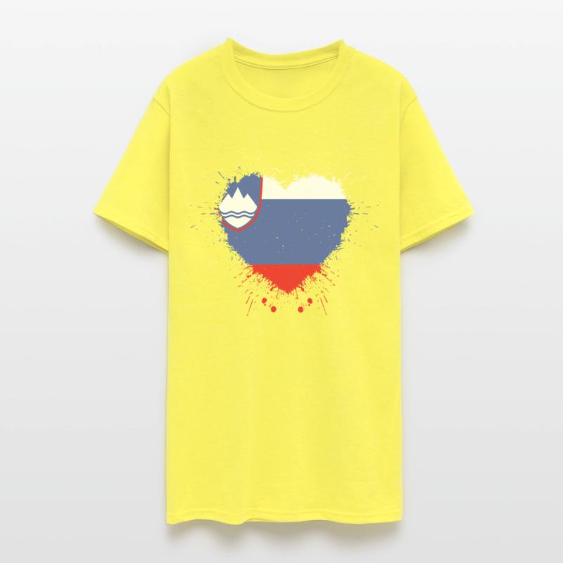 Slovenia And Proud - SLOVENIA HEART FLAG