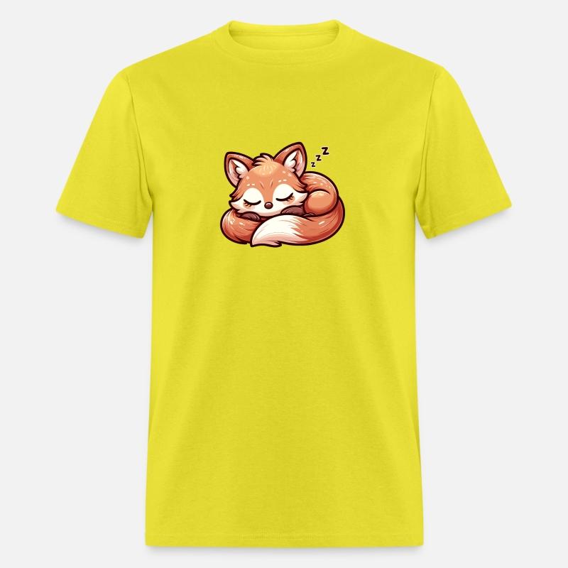 Slumbering Fox - Kawaii Sleeping Fox Design