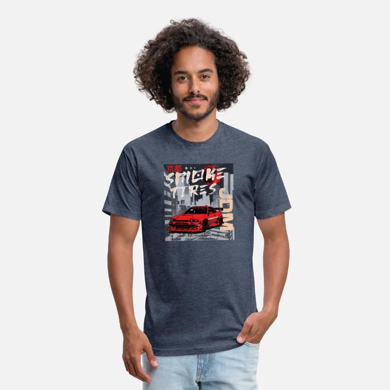 Smoke tires,drift racing japanese car