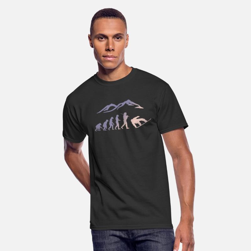 Snowboarding evolution snow boarder cool