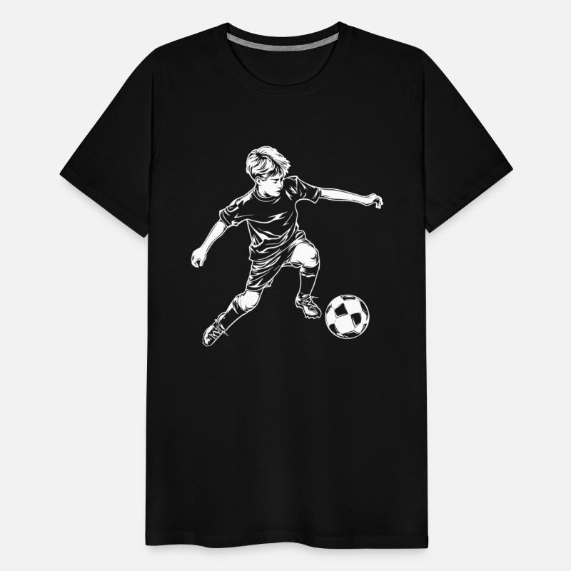 Soccer Boy Drawing