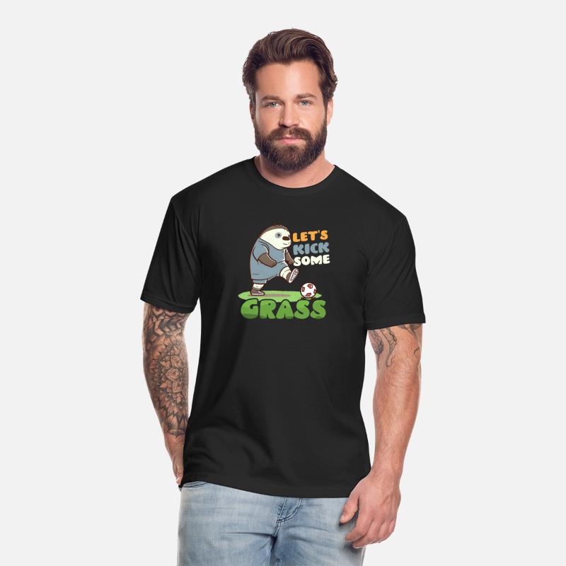 Soccer Player Kick Some Grass