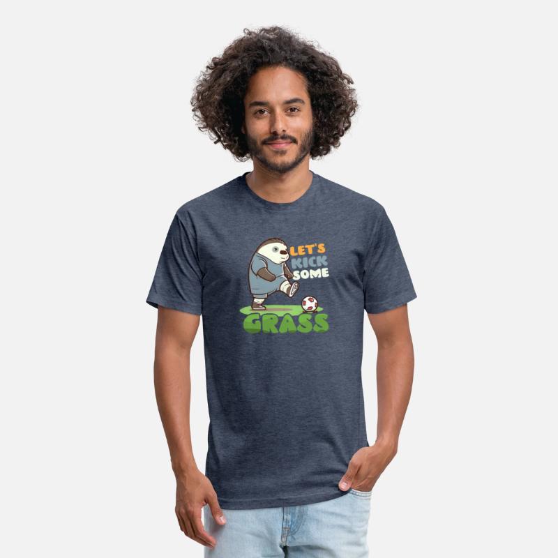 Soccer Player Kick Some Grass