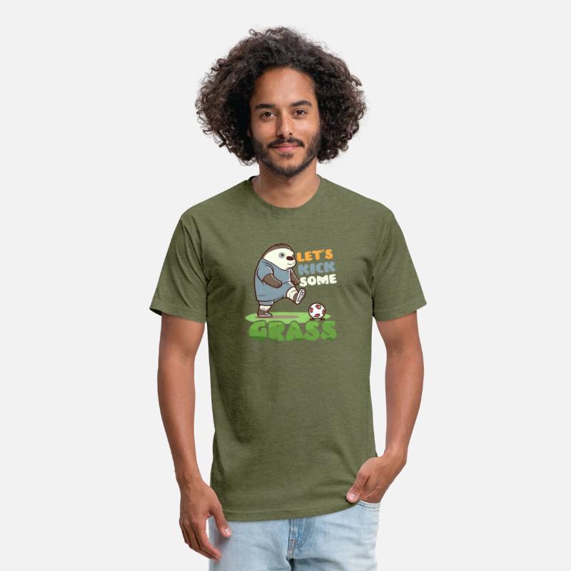Soccer Player Kick Some Grass