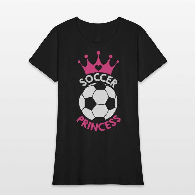 Soccer Princess Soccer Ball And Hot Pink Crown
