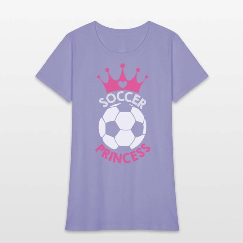 Soccer Princess Soccer Ball And Hot Pink Crown