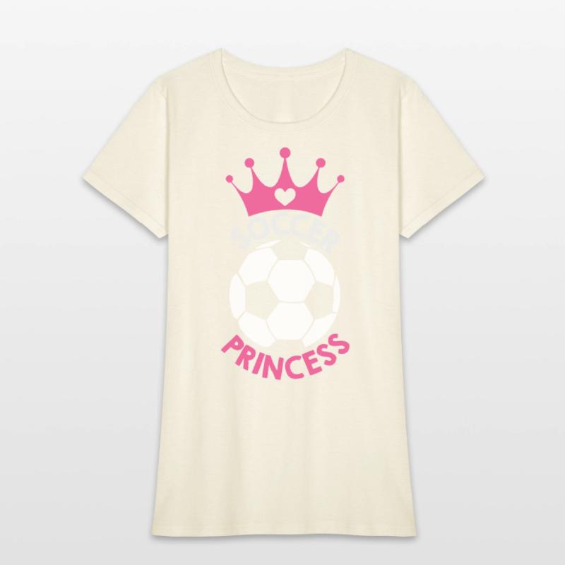 Soccer Princess Soccer Ball And Hot Pink Crown