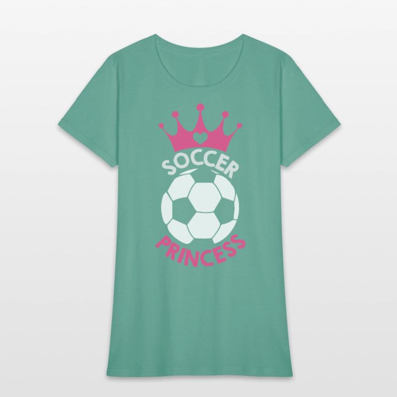 Soccer Princess Soccer Ball And Hot Pink Crown