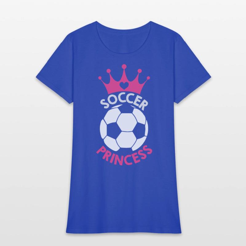 Soccer Princess Soccer Ball And Hot Pink Crown