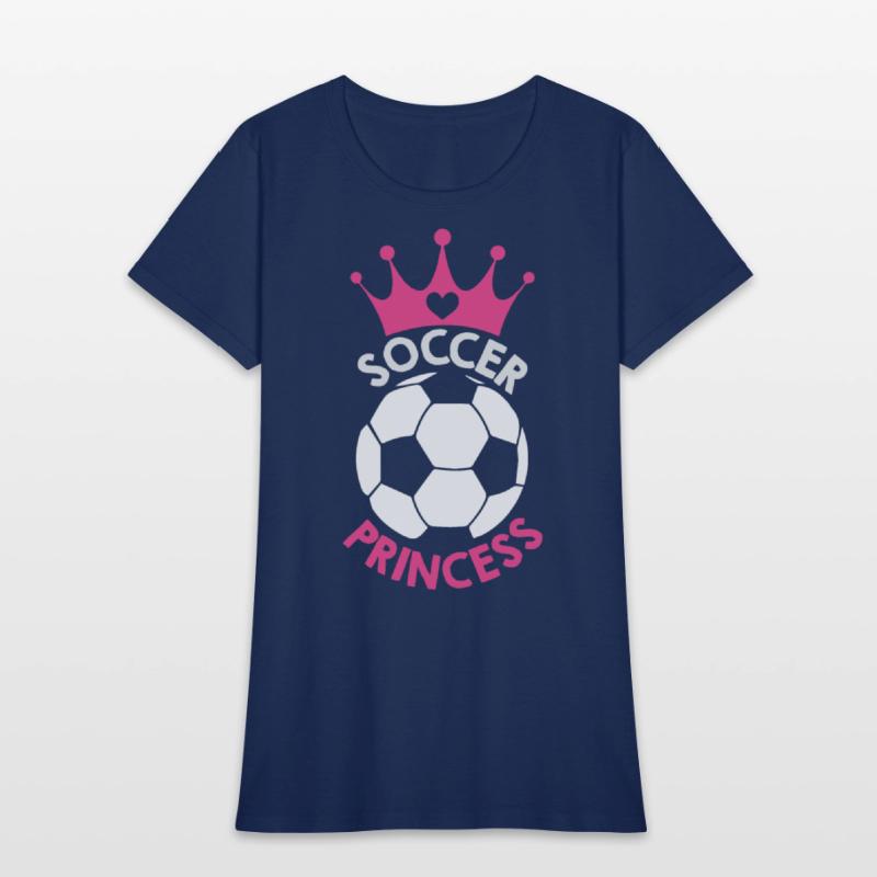 Soccer Princess Soccer Ball And Hot Pink Crown