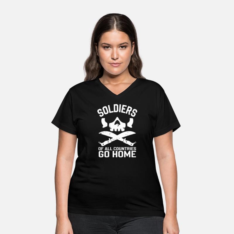 Soldiers of all Countries Go Home - No War