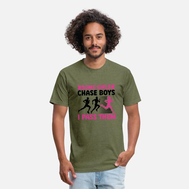 Some Girl Chase Boys Runner Running Girl Track And
