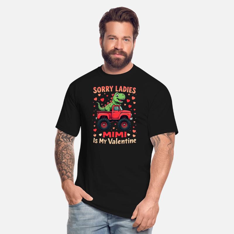 Sorry Ladies Mimi Is My Valentine Dinosaur Truck