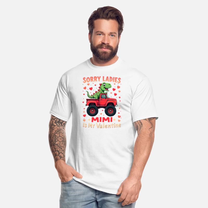 Sorry Ladies Mimi Is My Valentine Dinosaur Truck