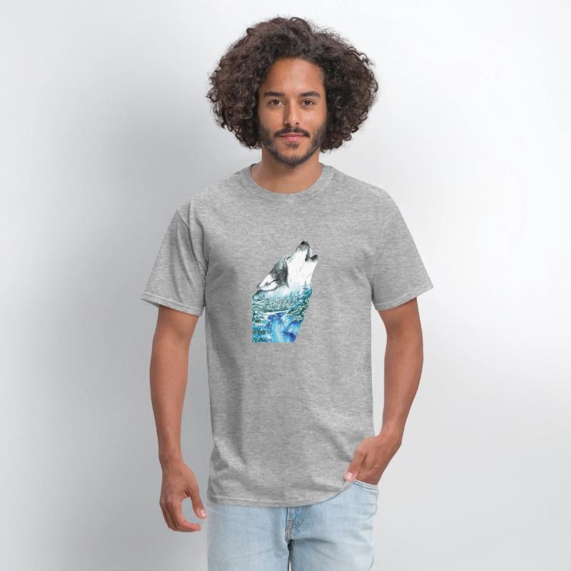 Spirit of Winter Wolf Wild Howling Art Winter Wolf